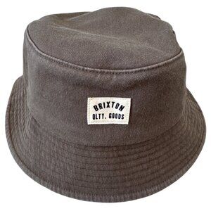 Brixton Woodburn Packable Bucket Hat S/M Vetiver Sol Wash